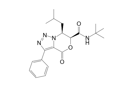 (6S,7S)-N-(tert-butyl)-7-isobutyl-4-oxo-3-phenyl-6,7-dihydro-4H-[1,2,3]triazolo[5,1-c][1,4]oxazine-6-carboxamide