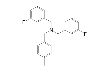 N,N-Bis(3-fluorobenzyl)-4-methylbenzylamine