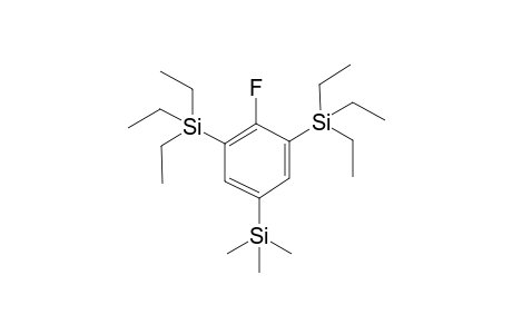 (2-fluoro-5-(trimethylsilyl)-1,3-phenylene)bis(triethylsilane)