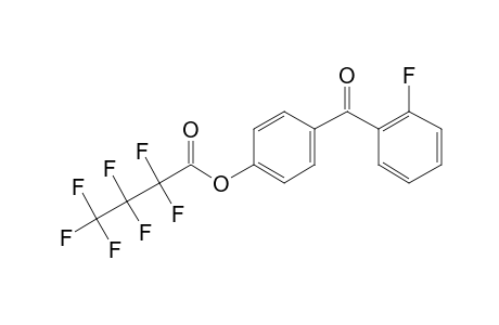 2-Fluoro-4'-hydroxybenzophenone, heptafluorobutyrate