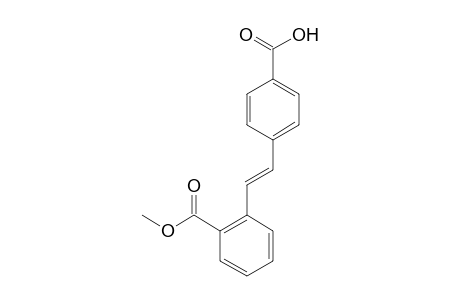 4-[(E)-2-(2-carbomethoxyphenyl)vinyl]benzoic acid
