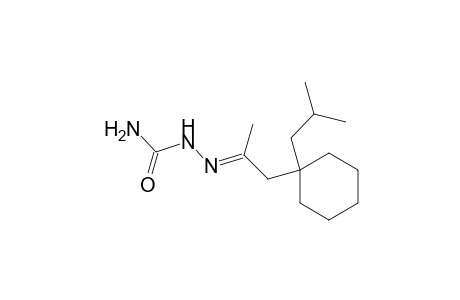 1-(1-isobutylcyclohexyl)-2-propanone, semicarbazone