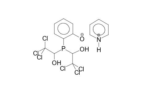 PYRIDINIUM ORTHO-(BIS(BETA,BETA,BETA-TRICHLORO-ALPHA-HYDROXYETHYL)PHOSPHINO)PHENOLATE