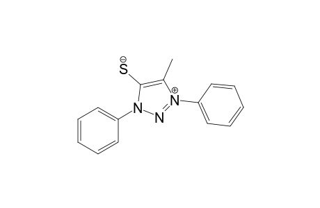 3H-1,2,3-Triazolium, 4-mercapto-5-methyl-1,3-diphenyl-, inner salt