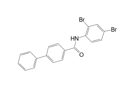 N-(2,4-dibromophenyl)[1,1'-biphenyl]-4-carboxamide