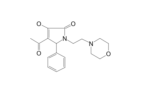 Pyrrol-2(5H)-one, 4-acetyl-3-hydroxy-1-[2-(4-morpholyl)ethyl]-5-phenyl-