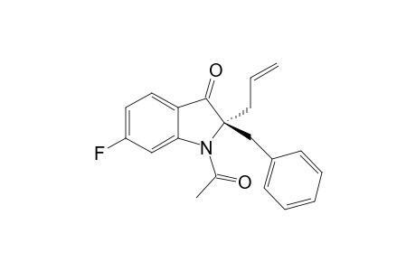 (R)-1-Acetyl-2-allyl-2-benzyl-6-fluoroindolin-3-one