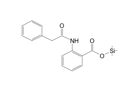 2-[(1-oxo-2-phenylethyl)amino]benzoic acid trimethylsilyl ester