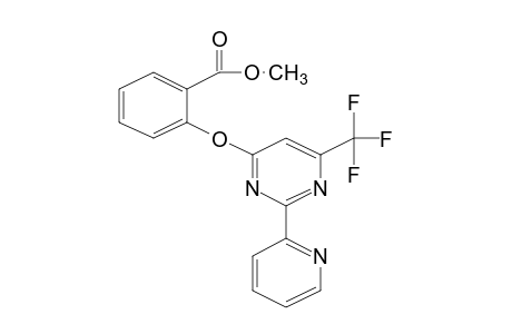 o-{[2-(2-Pyridyl)-6-(trifluoromethyl)-4-pyrimidinyl]oxy}benzoic acid, methyl ester