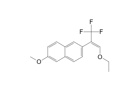 2-[(E)-1-ethoxy-3,3,3-trifluoroprop-1-en-2-yl]-6-methoxynaphthalene