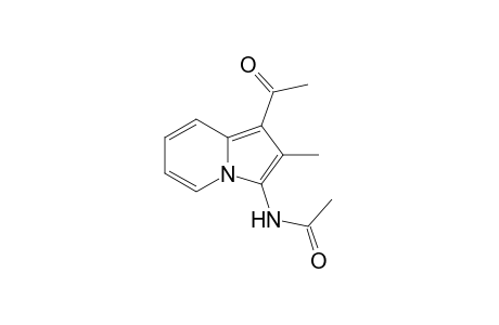 3-acetamido-1-acetyl-2-methylindolizine