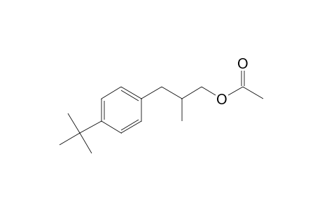 3-(4-(Tert-butyl)phenyl)-2-methylpropan-1-ol, o-acetyl