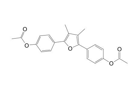 2,5-bis(p-Acetoxyphenyl)-3,4-dimethylfuran