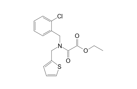 Oxalic acid, monoamide, N-(2-chlorobenzyl)-N-(2-thienylmethyl)-, ethyl ester