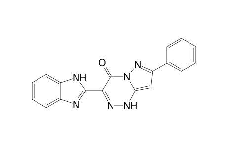 6-(Benzimidazol-2-yl)-2-phenypyrazolo[5,1-c][1,2,4]triazin-5-one-