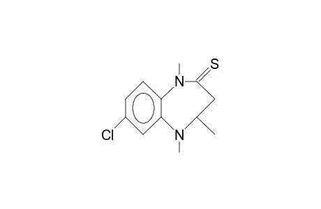 7-Chloro-1,4,5-trimethyl-1,3,4,5-tetrahydro-2H-1,5-benzodiazepine-2-thione