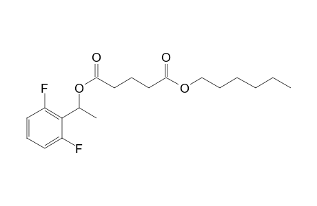 Glutaric acid, 1-(2,6-difluorophenyl)ethyl hexyl ester