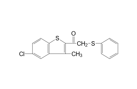 5-chloro-3-methylbenzo[b]thien-2-yl (phenylthio)methyl ketone
