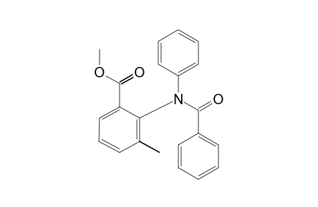 2-(N-phenylbenzamido)-m-toluic acid, methyl ester