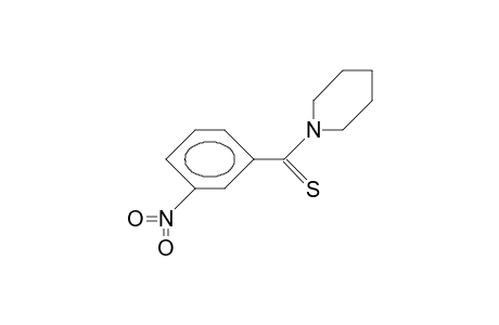 N-(3-Nitrothiobenzoyl)-piperidin