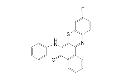 6-anilino-9-fluoro-5H-benzo[a]phenothiazin-5-one
