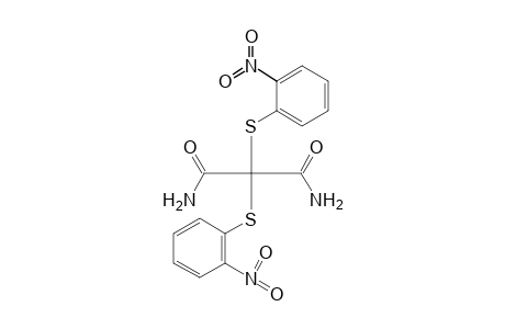 2,2-bis[(o-nitrophenyl)thio]malonamide