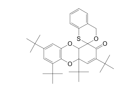 3',4A',6'8'-TETRA-TERT.-BUTYL-4A',10A'-DIHYDROSPIRO-[4H-3,1-BENZOXATHIIN-2,1'(2'H)-DIBENZODIOXIN]-2'-ONE