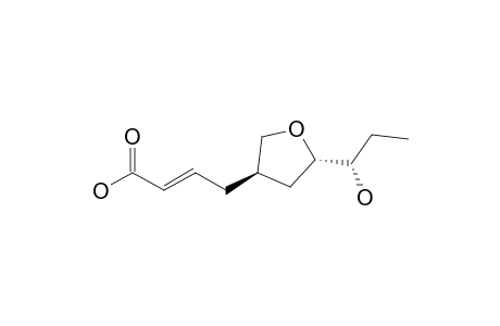 (E)-4-[(3R,5S)-5-[(1S)-1-hydroxypropyl]-3-oxolanyl]-2-butenoic acid