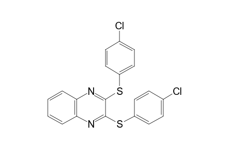 2,3-bis[(p-chlorophenyl)thio]quinoxaline