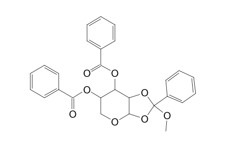 3,4-Di-O-benzoyl-1,2-O-[methoxy(phenyl)methylene]pentopyranose