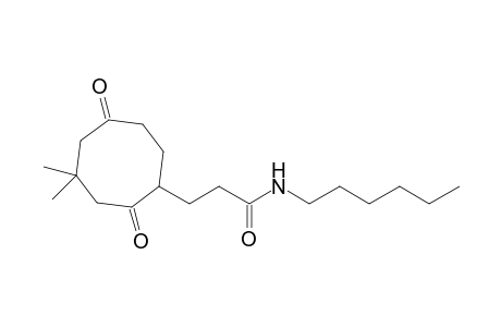 N-Hexyl-3-(4',4'-dimethyl-2',6'-dioxocyclooctyl)propanamide