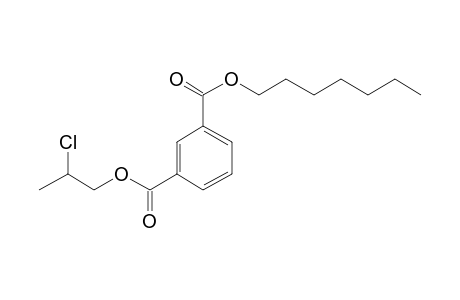 Isophthalic acid, 2-chloropropyl heptyl ester