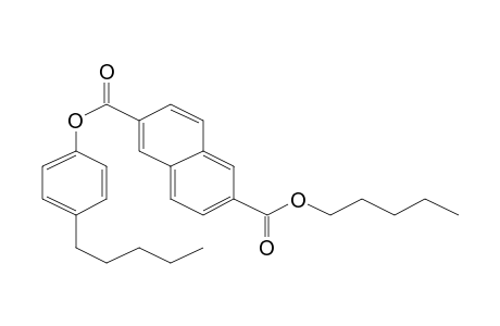 Naphthalene-2,6-dicarboxylic acid pentyl ester 4-pentyl-phenyl ester