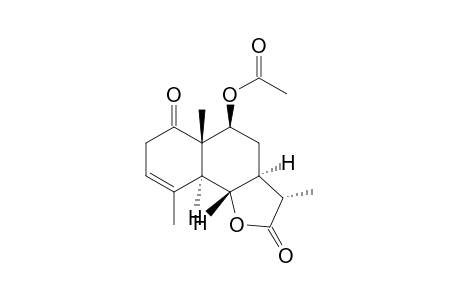 Naphtho[1,2-b]furan-2,6(3H,4H)-dione, 5-(acetyloxy)-3a,5,5a,7,9a,9b-hexahydro-3,5a,9-trimethyl-, [3S-(3.alpha.,3a.alpha.,5.beta.,5a.beta.,9a.alpha.,9b.beta.)]-