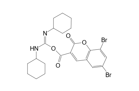 (N,N'-dicyclohexylcarbamimidoyl) 6,8-bis(bromanyl)-2-oxidanylidene-chromene-3-carboxylate