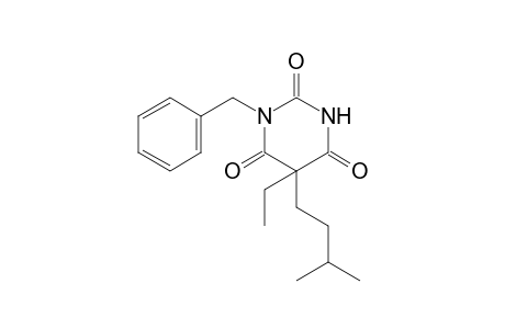 1-benzyl-5-ethyl-5-isopentylbartituric acid