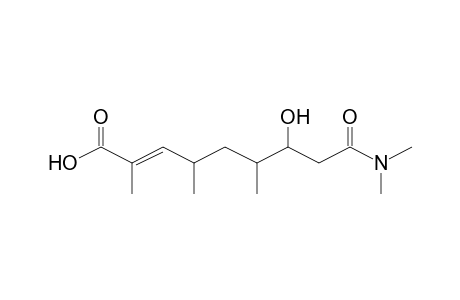 (2E)-9-(Dimethylamino)-7-hydroxy-2,4,6-trimethyl-9-oxo-2-nonenoic acid