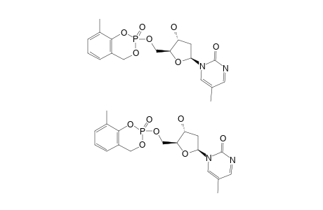 3-METHYL-CYCLOSAL-N1-(BETA-D-2'-DEOXYRIBOSYL)-5-METHYL-PYRIMIDIN-2-ONE-5'-MONOPHOSPHATE;3-ME-CYLOSAL-M(5)-KMP