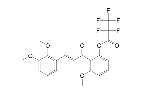 2'-Hydroxy-2,3,6'-trimethoxychalcone, pentafluoropropionate