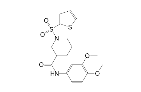 N-(3,4-dimethoxyphenyl)-1-(2-thienylsulfonyl)-3-piperidinecarboxamide