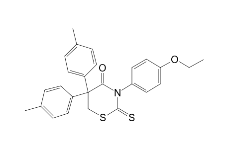 dihydro-5,5-di-p-tolyl-3-(p-ethoxyphenyl)-2-thio-2H-1,3-thiazine-2,4(3H)-dione
