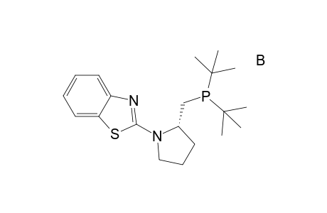 2-{(2S)-2-[(Di-(tert-butyl)phosphanyl)methyl]pyrrolidin-1-yl}-1,3-benzothiazole Borane