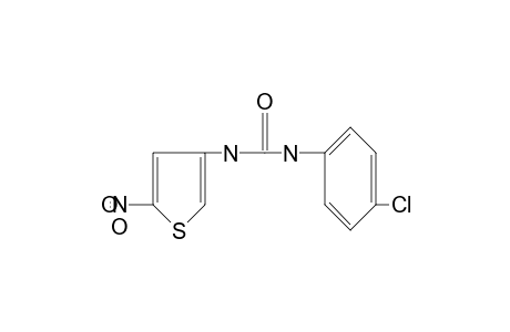 1-(p-chlorophenyl)-3-(5-nitro-3-thienyl)urea