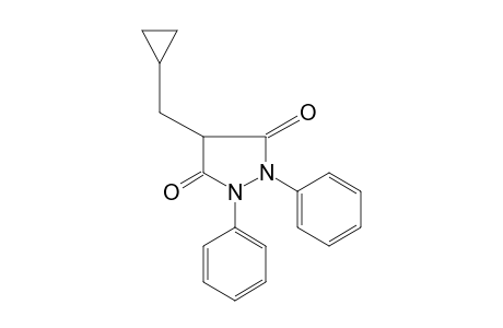 4-(cyclopropylmethyl)-1,2-diphenyl-3,5-pyrazolidinedione