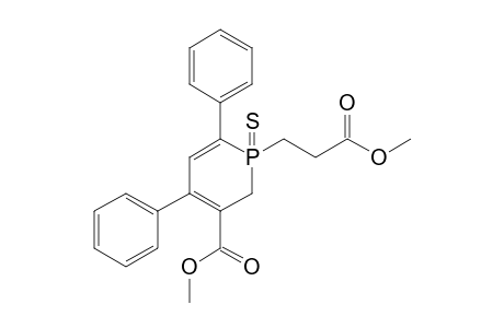 3-Methoxycarbonyl-1-[2-(methoxycarbonyl)ethyl]-4,6-diphenyl-1,2-dihydrophosphorin 1-sulfide