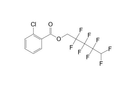 2-Chlorobenzoic acid, 2,2,3,3,4,4,5,5-octafluoropentyl ester