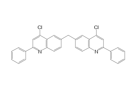 6,6'-methylenebis[4-chloro-2-phenylquinoline]