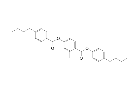 4,2-Cresotic acid, p-butylphenyl ester, p-butylbenzoate