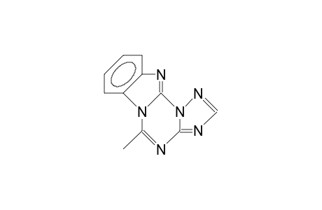 5-Methyl-1,2,4-triazolo-(1',5':1,2)-1,3,5-triazino(5,6-A)benzimidazole