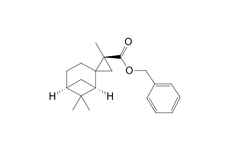 Benzyl (1R,5S,2'S)-2',6,6-trimethylspiro[bicyclo[3.1.1]heptane-2,1'-cyclopropane]-2'-carboxylate